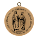 Kép száma 1, Turista érem, No.480 - VESZPRÉM - SZENT ISTVÁN ÉS BOLDOG GIZELLA SZOBOR